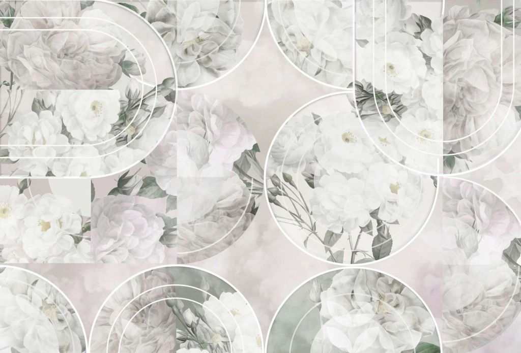 Tidøs Blomster Eleganse - Myk Hvit