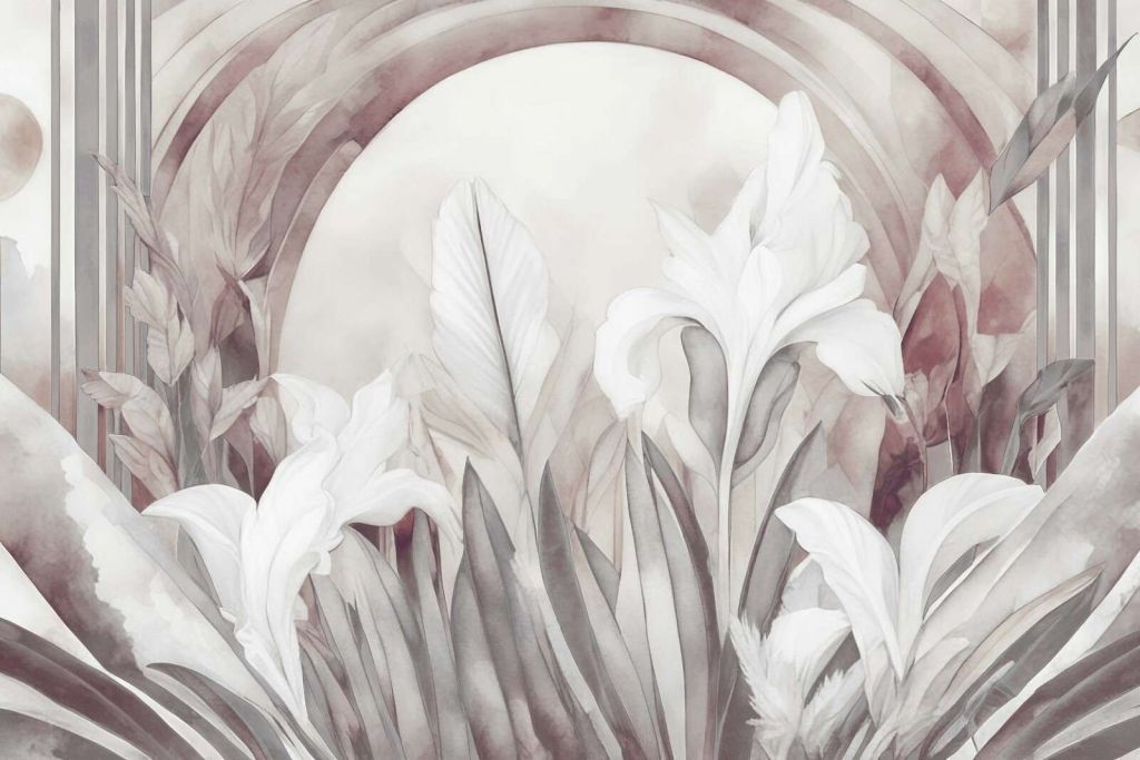 Iris ved solopgang orange