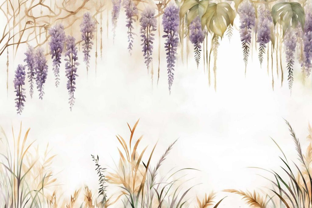 Wisteria og Markgræs Blå