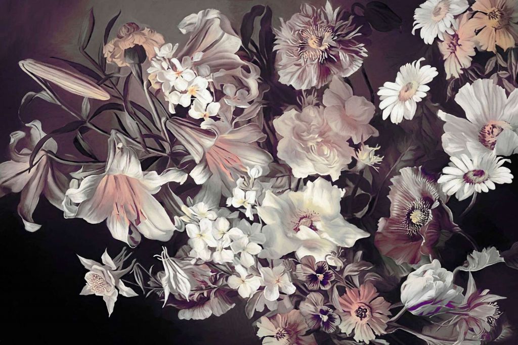 Bukket med margueritter