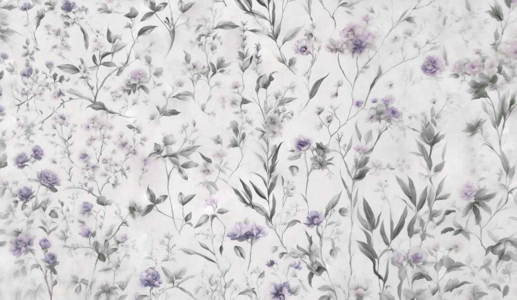 Delikat gerbarium - grå