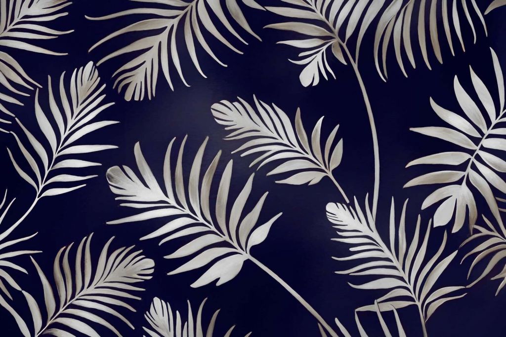 Gyldne blade på mørkebrun