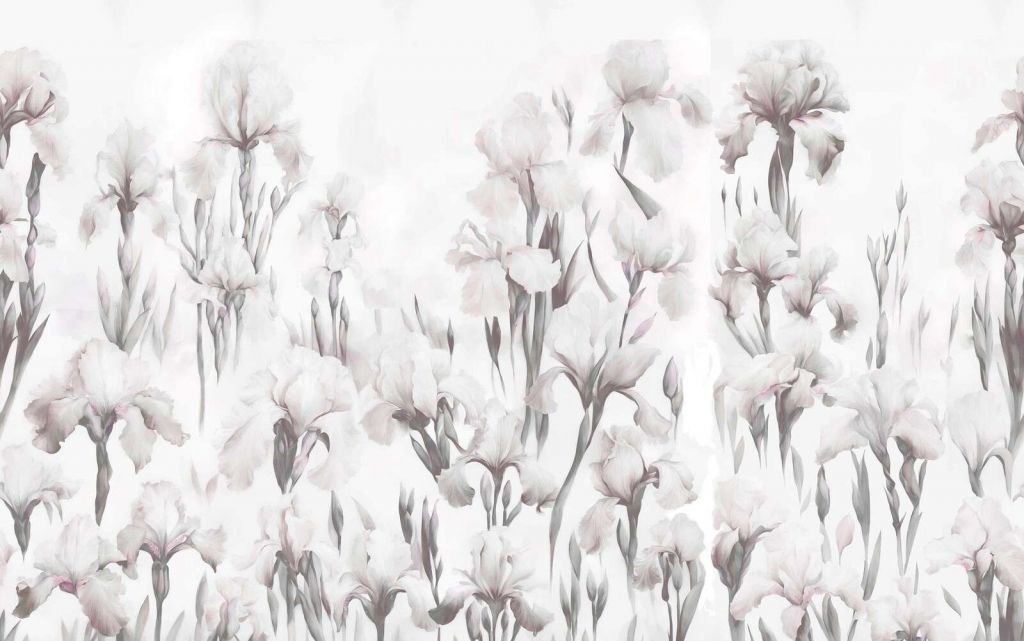 Irisser Danser Sømløst Blød Grå