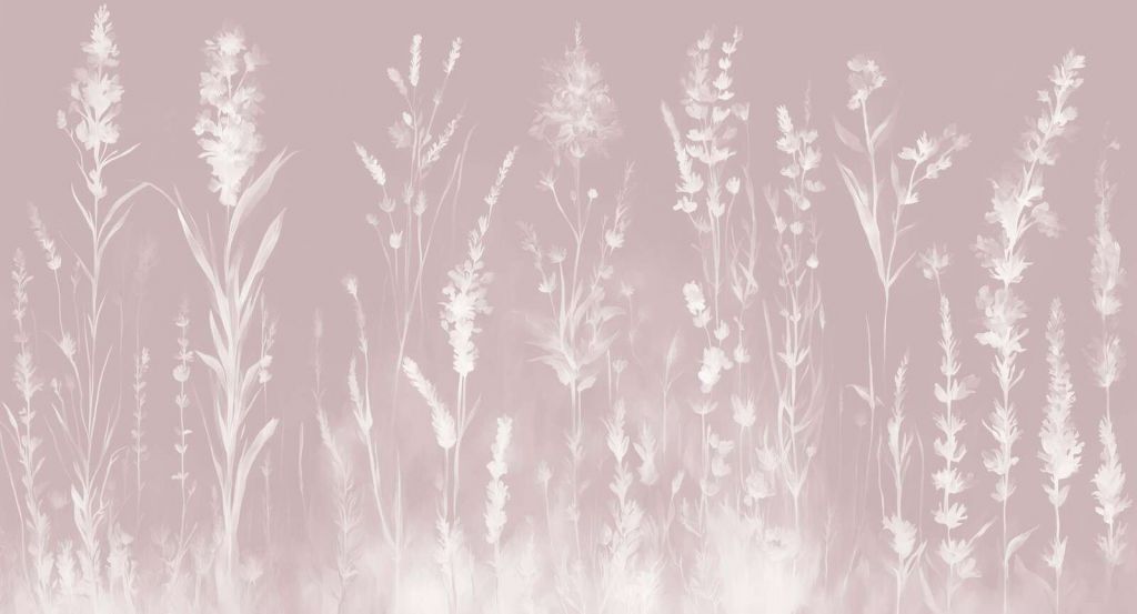 Lavendel Eng Sømløs Blush Pink