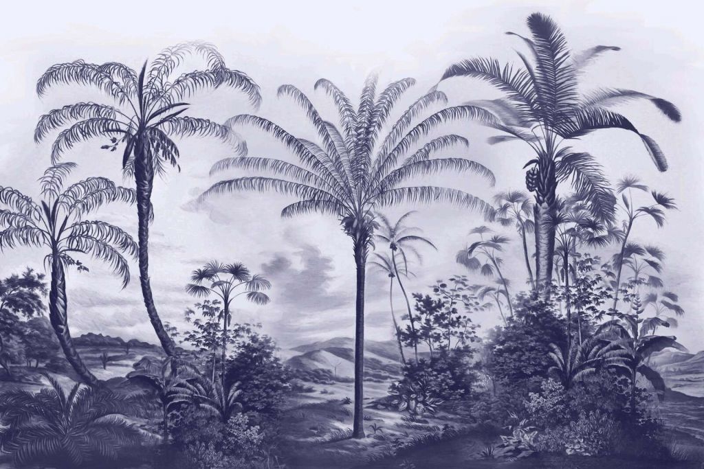 Romantiske tropiske lilla