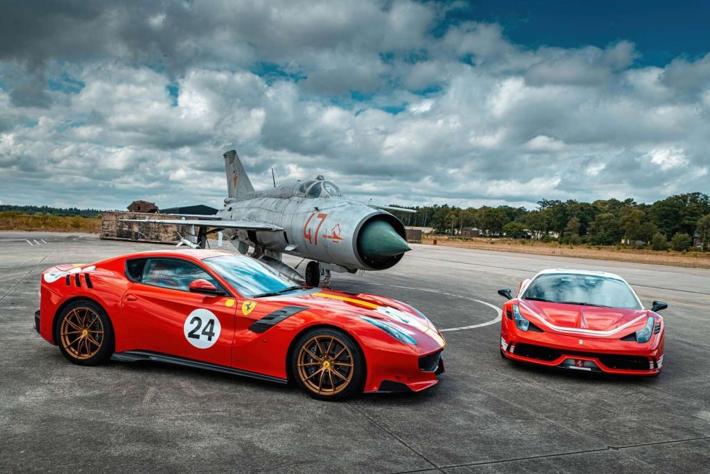 Eksklusive Ferrari-er og Mig-21
