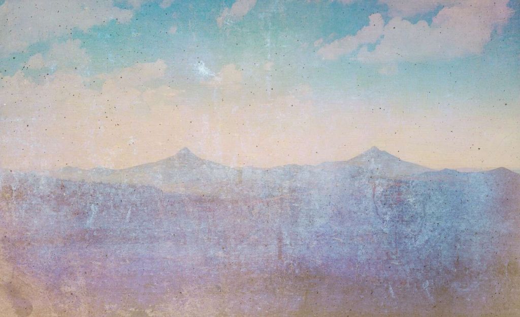 Betagende bjerglandskab i morgenlys