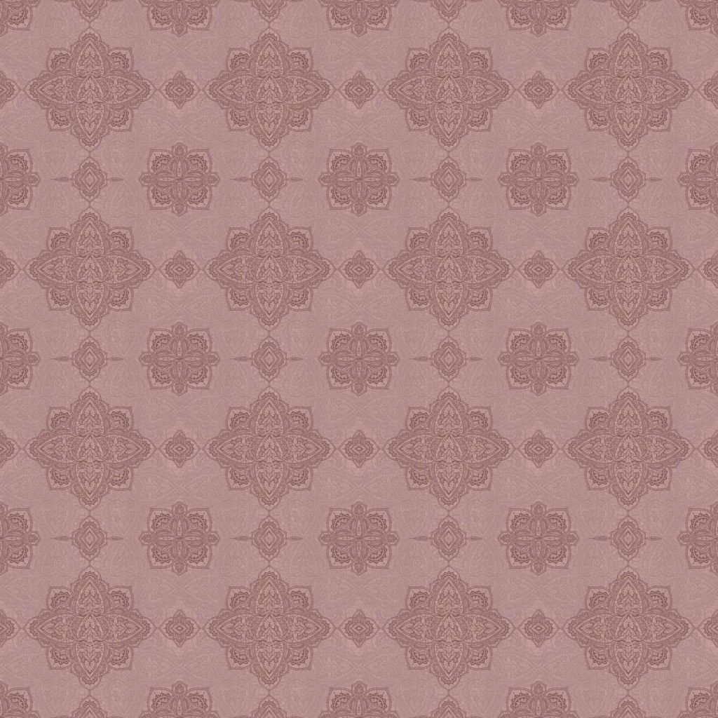 Mauve orientalsk medaljongmønster