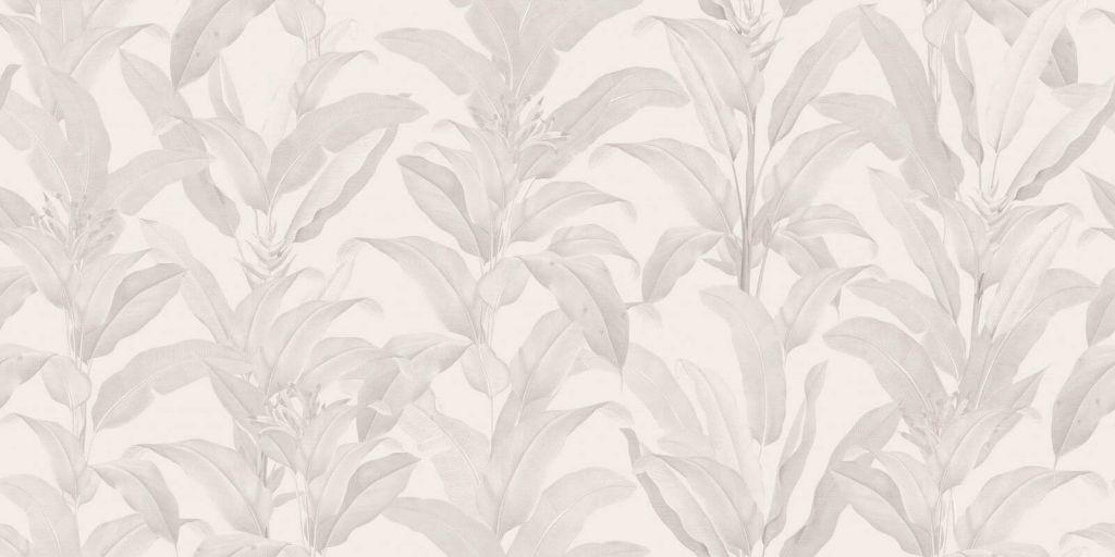 Tropiske blade i linnedbeige