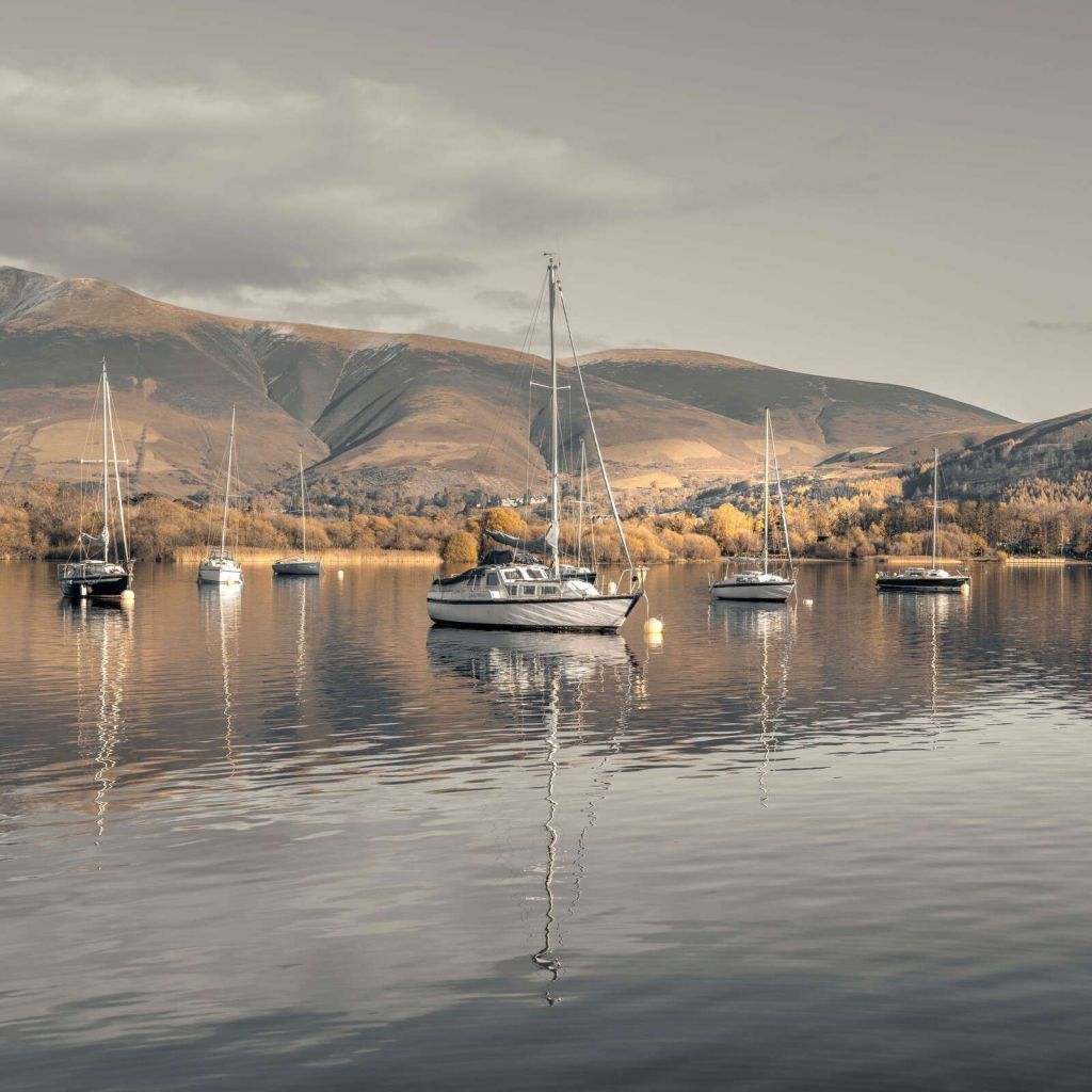 Seilbåter på Derwentwater