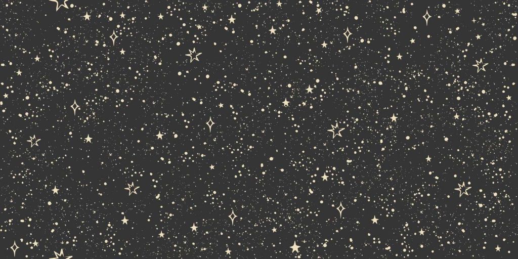 Gnistrande stjärnor i nattens ljus