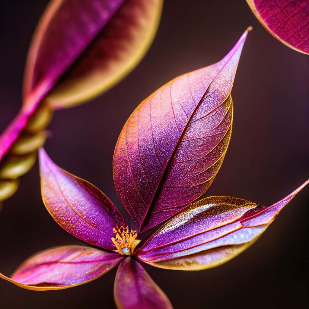 Macro almindelig krapmyrteblomst