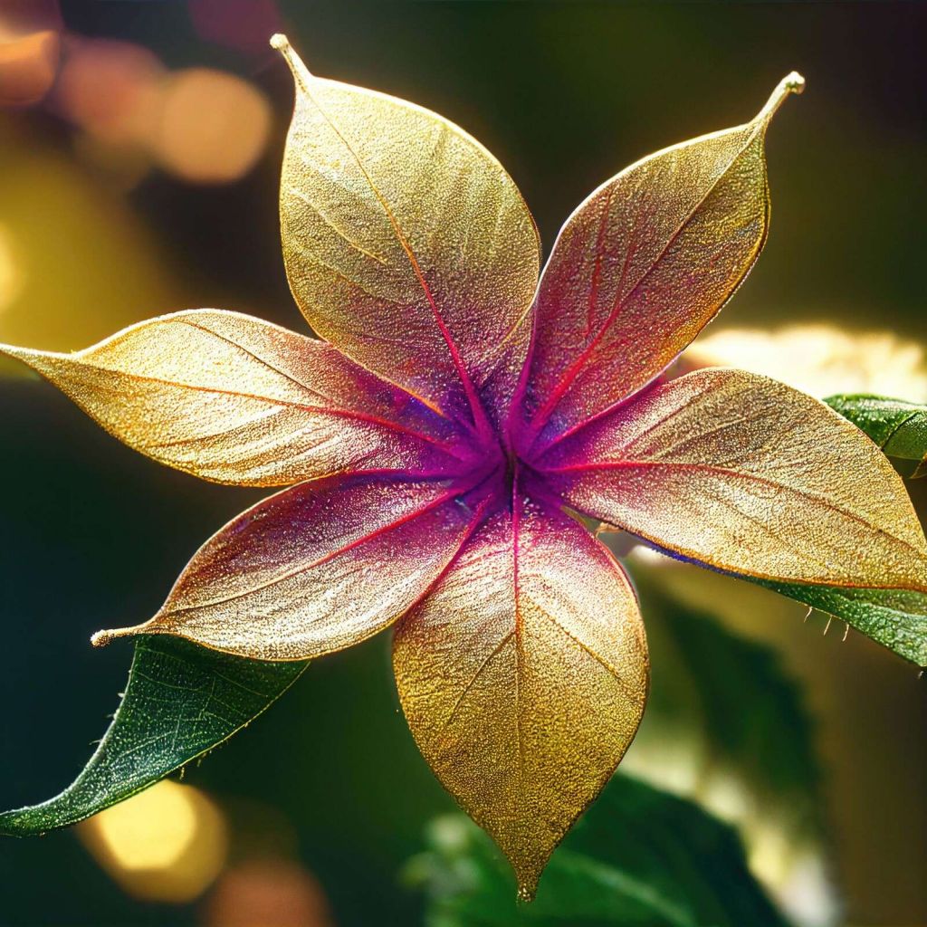 Macro Common lantana Flower