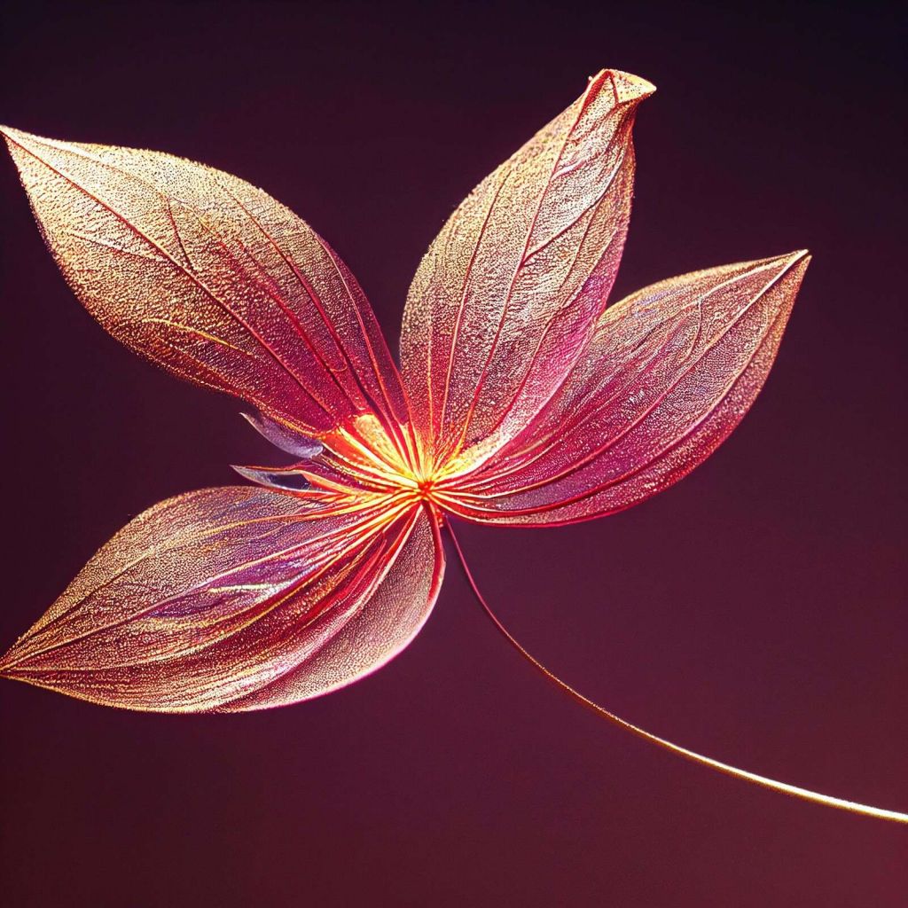 Macro Delonix regia Blomst
