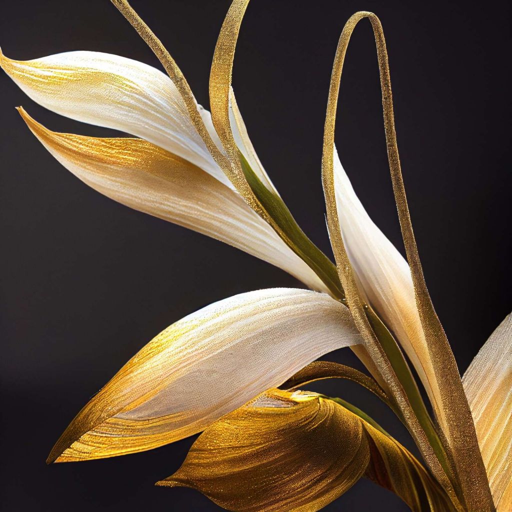 Macro Foxtail orkideblomst