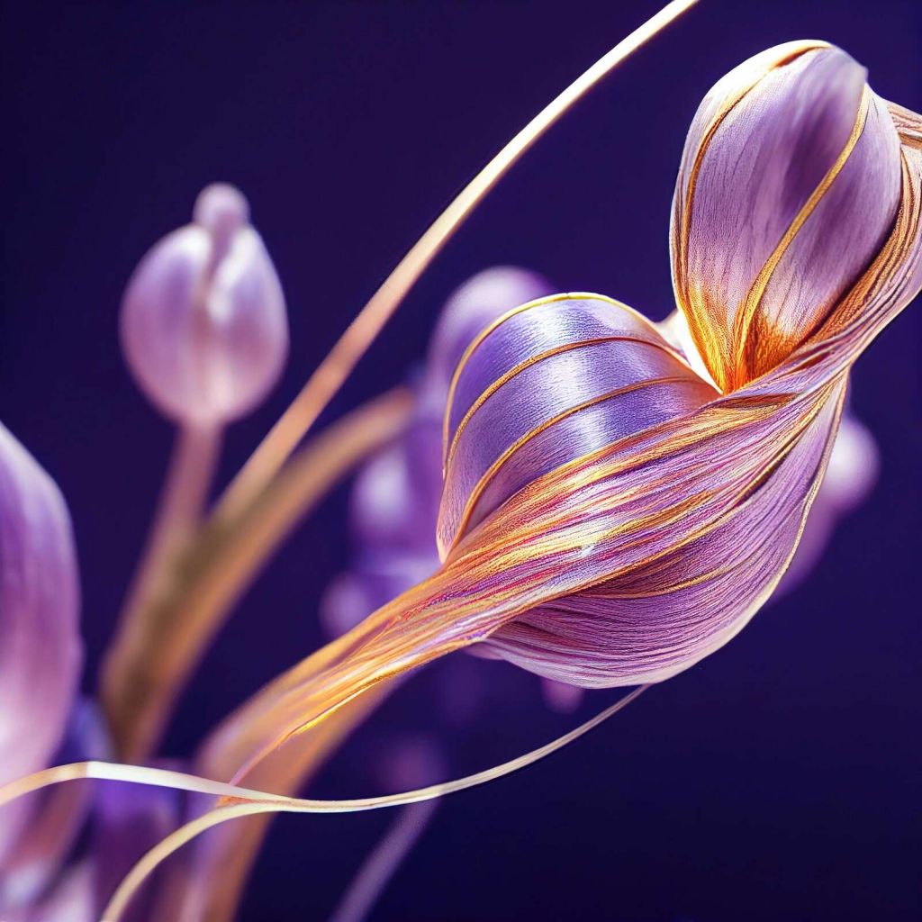 Makro Periwinkle Blomst