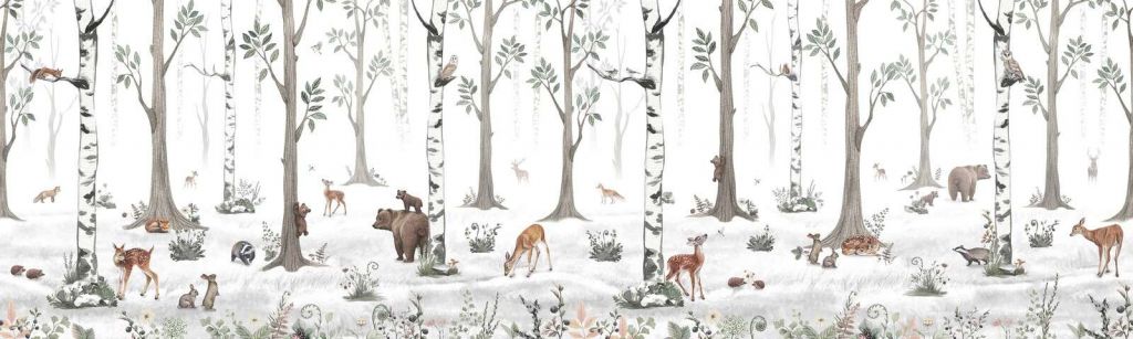 Hvit skog - Panorama