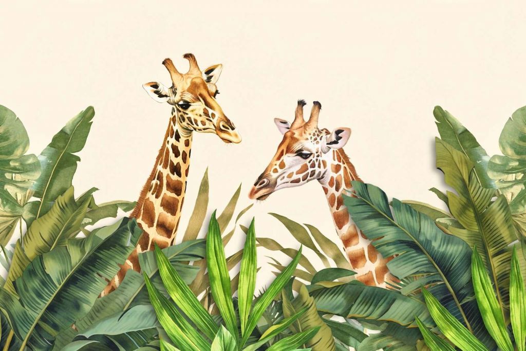 Eksotisk dyreliv girafparadis