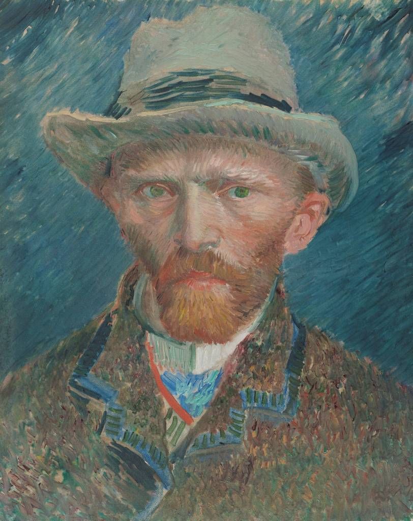 Självporträtt Van Gogh