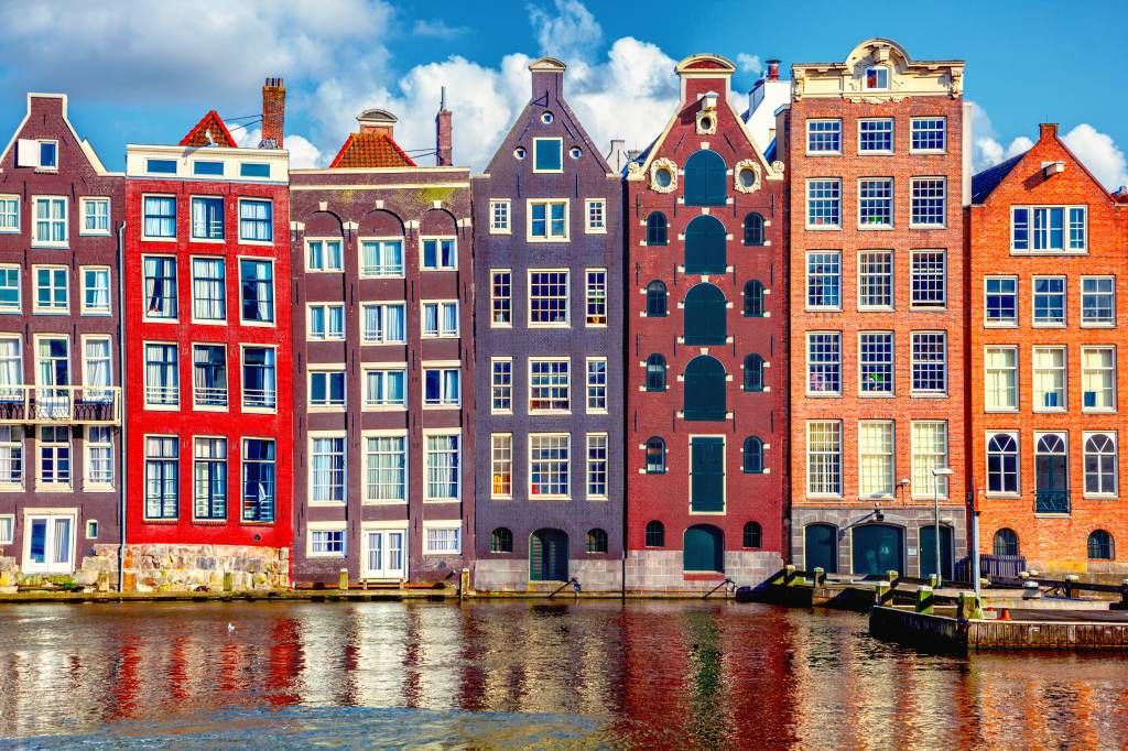 Städer tapet Amsterdam hus