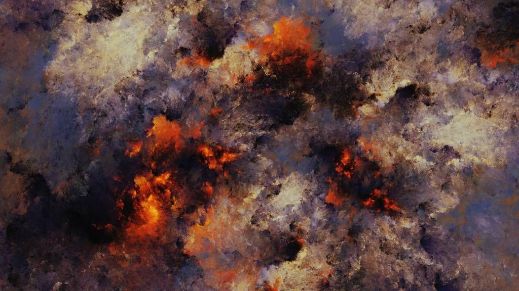 Abstrakt tapet Mörka abstrakta rökmoln