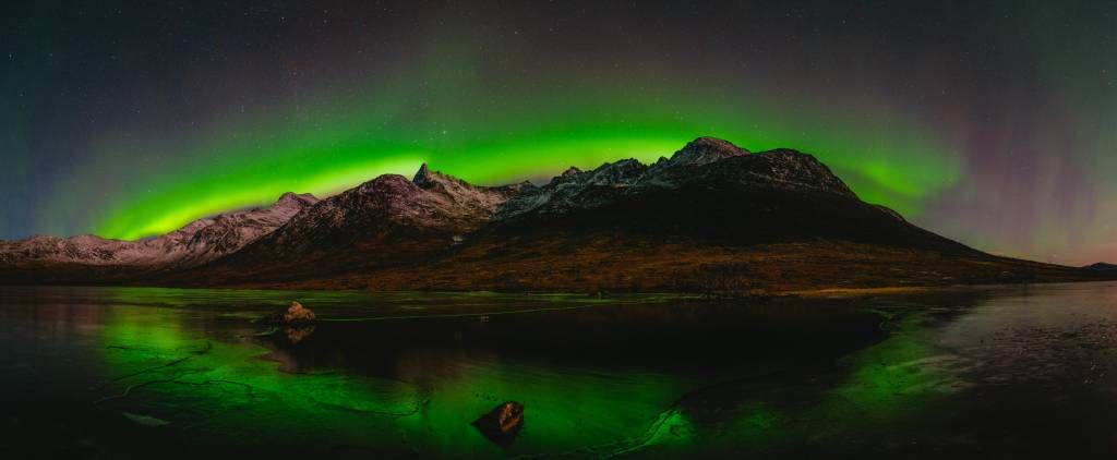 Aurora panoramaa