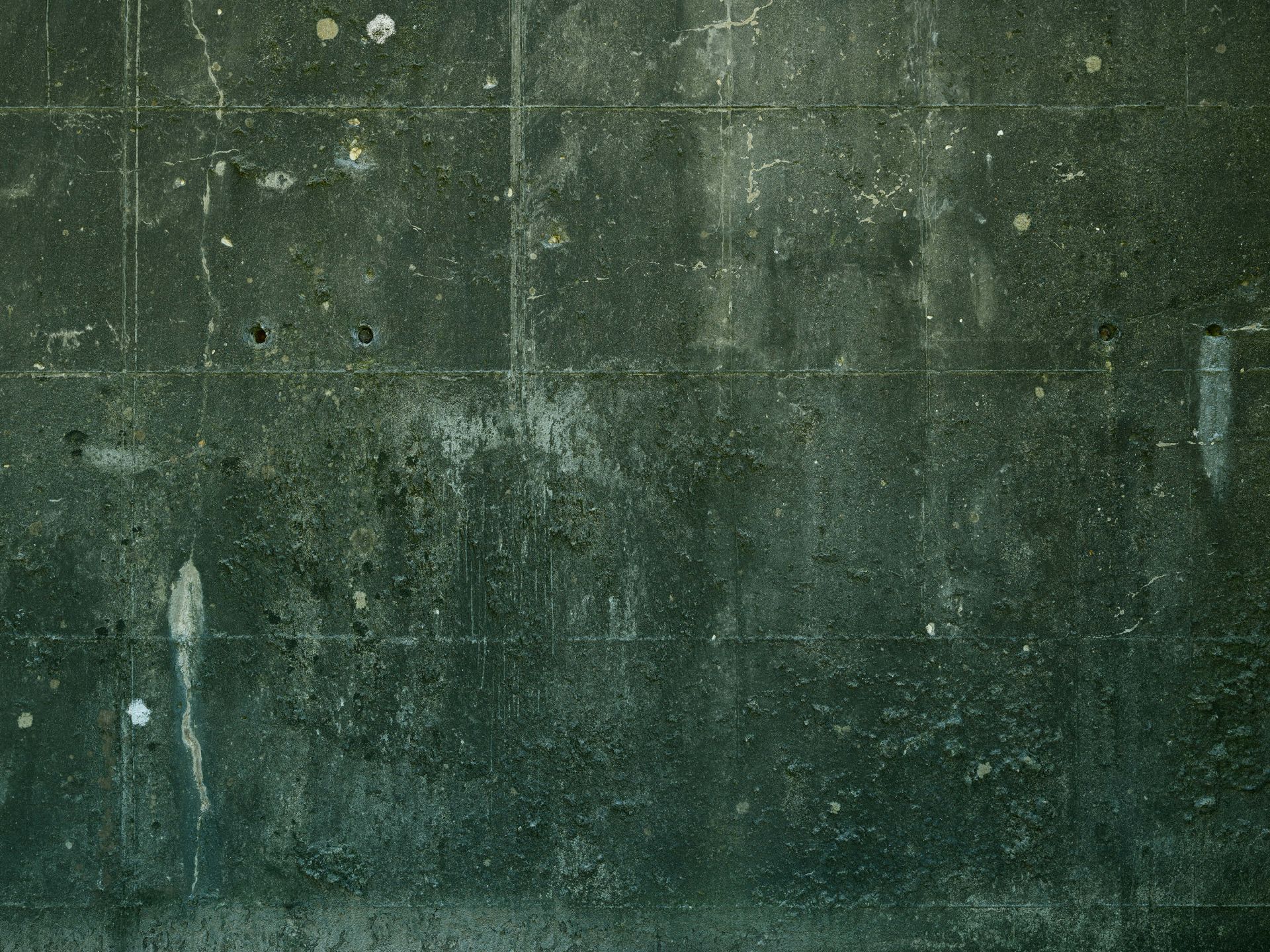 Grønt betongutseende