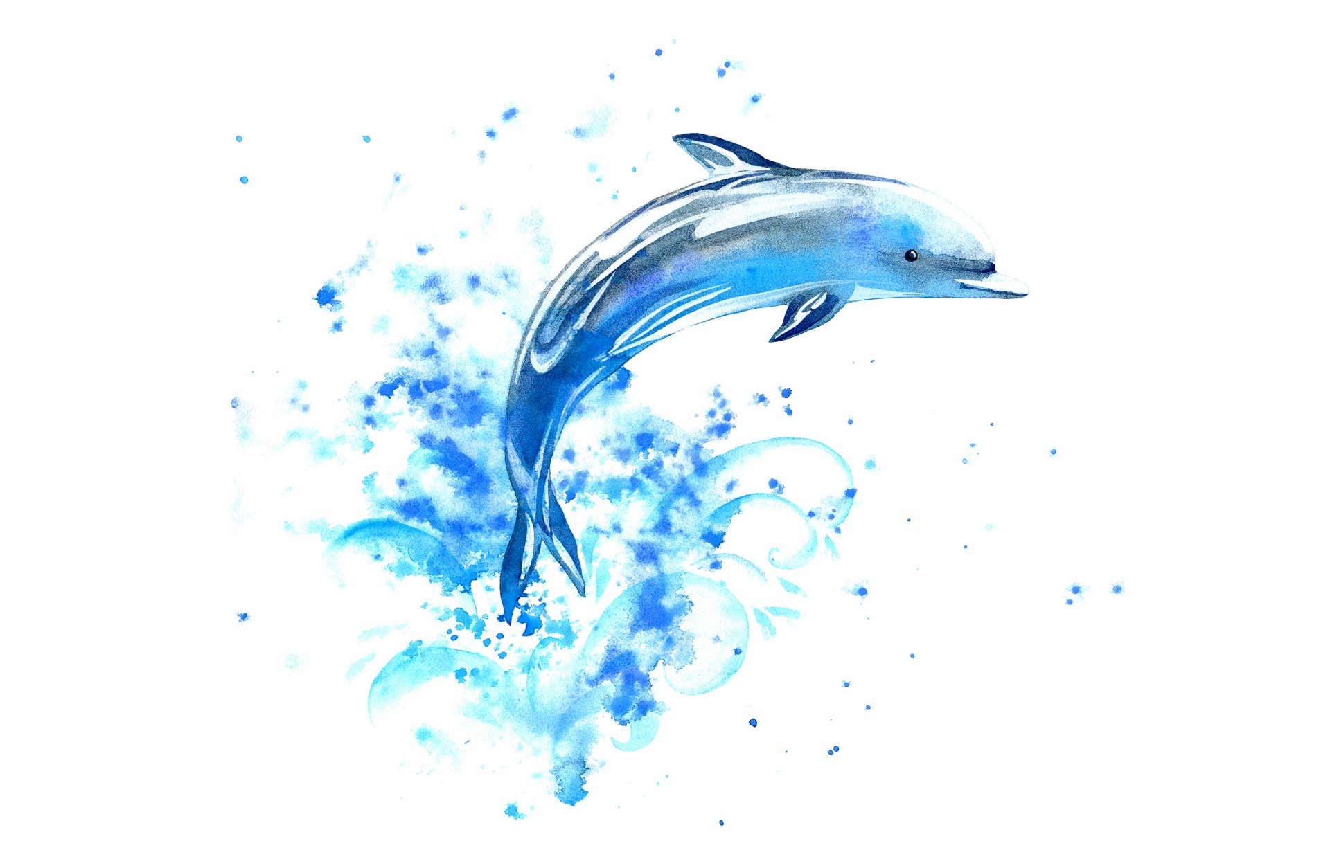 Hoppende delfin