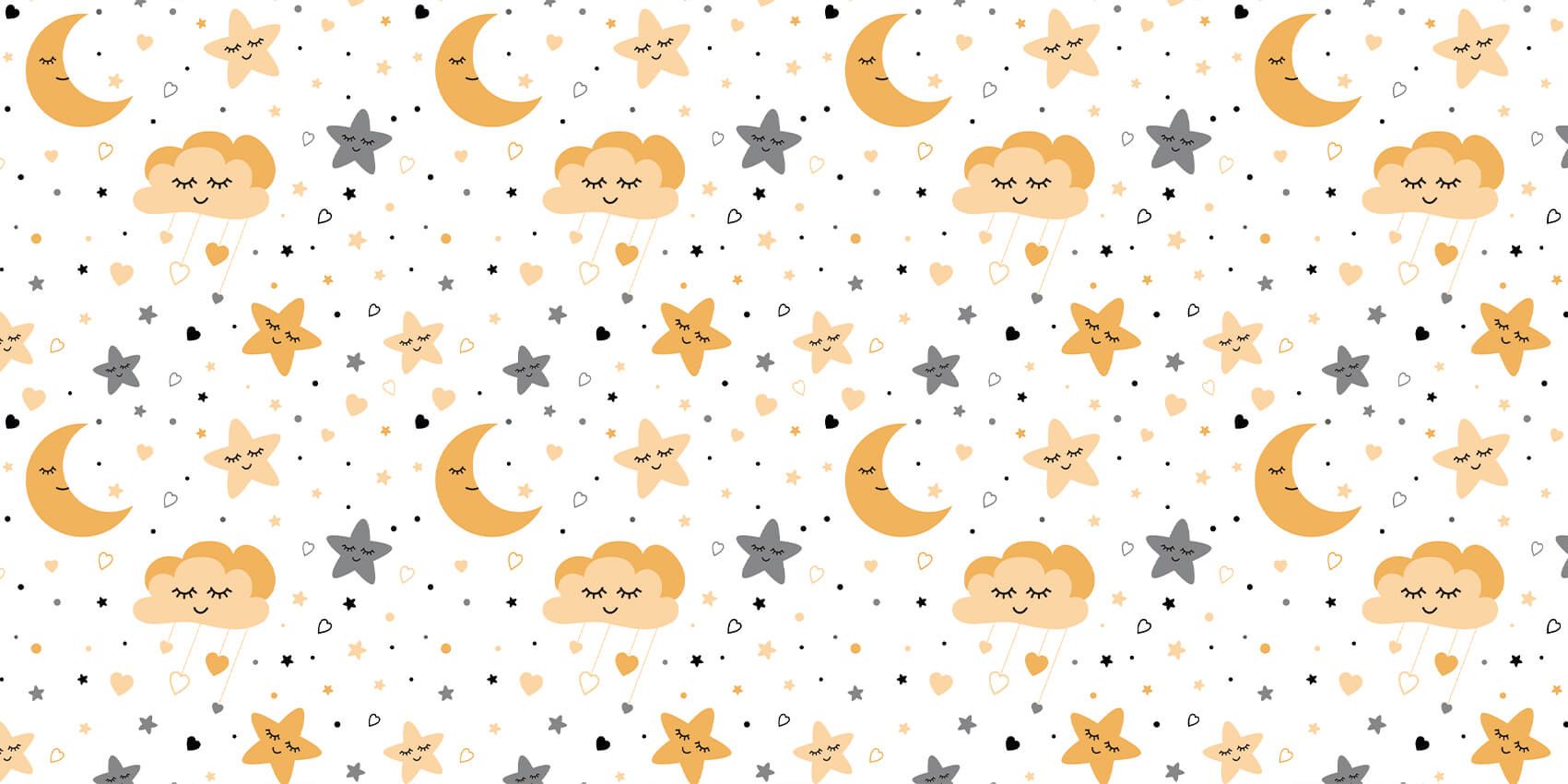 Skyer, måner og stjerner