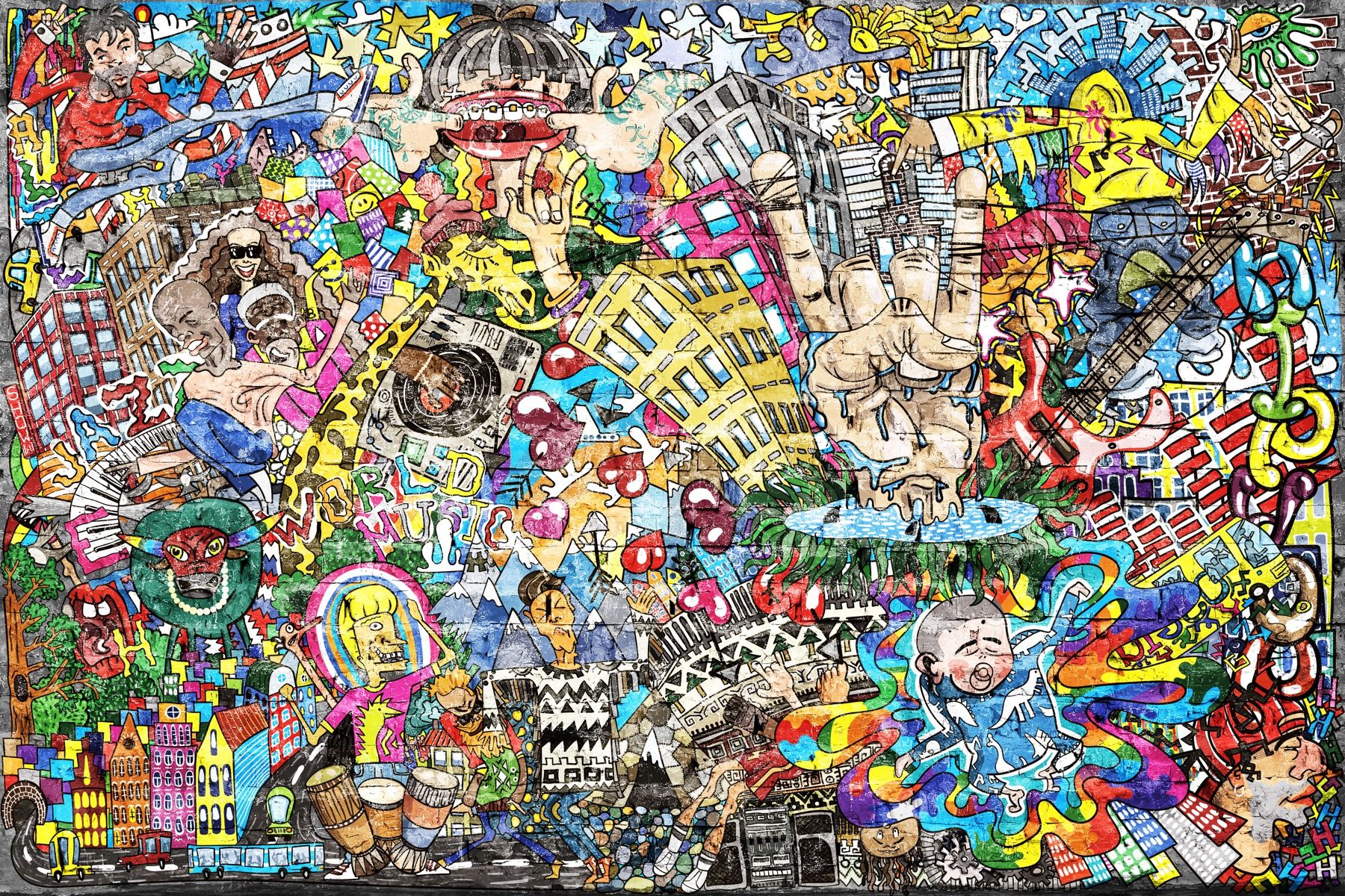 Graffiti stress og rush