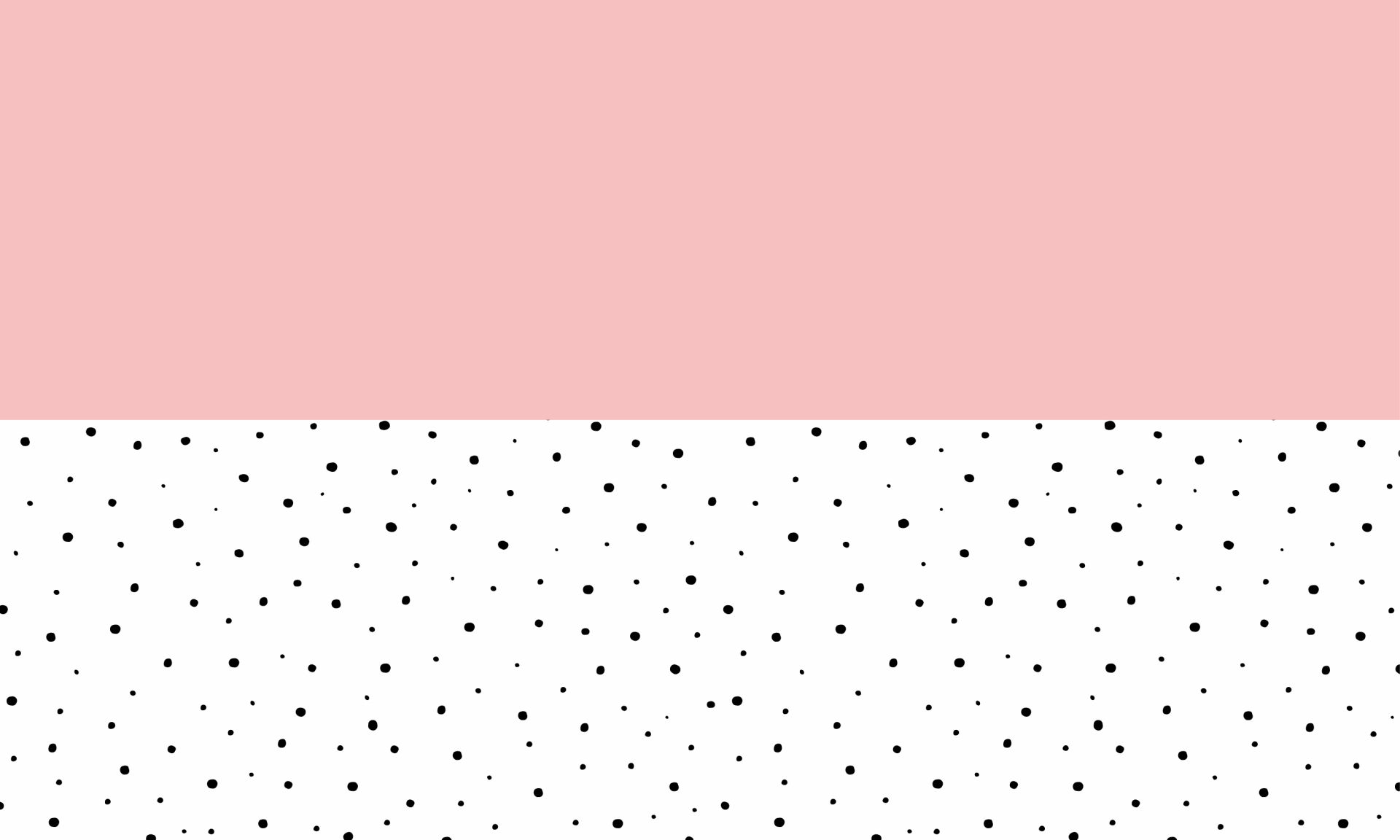 Rosa og hvite områder med svarte prikker