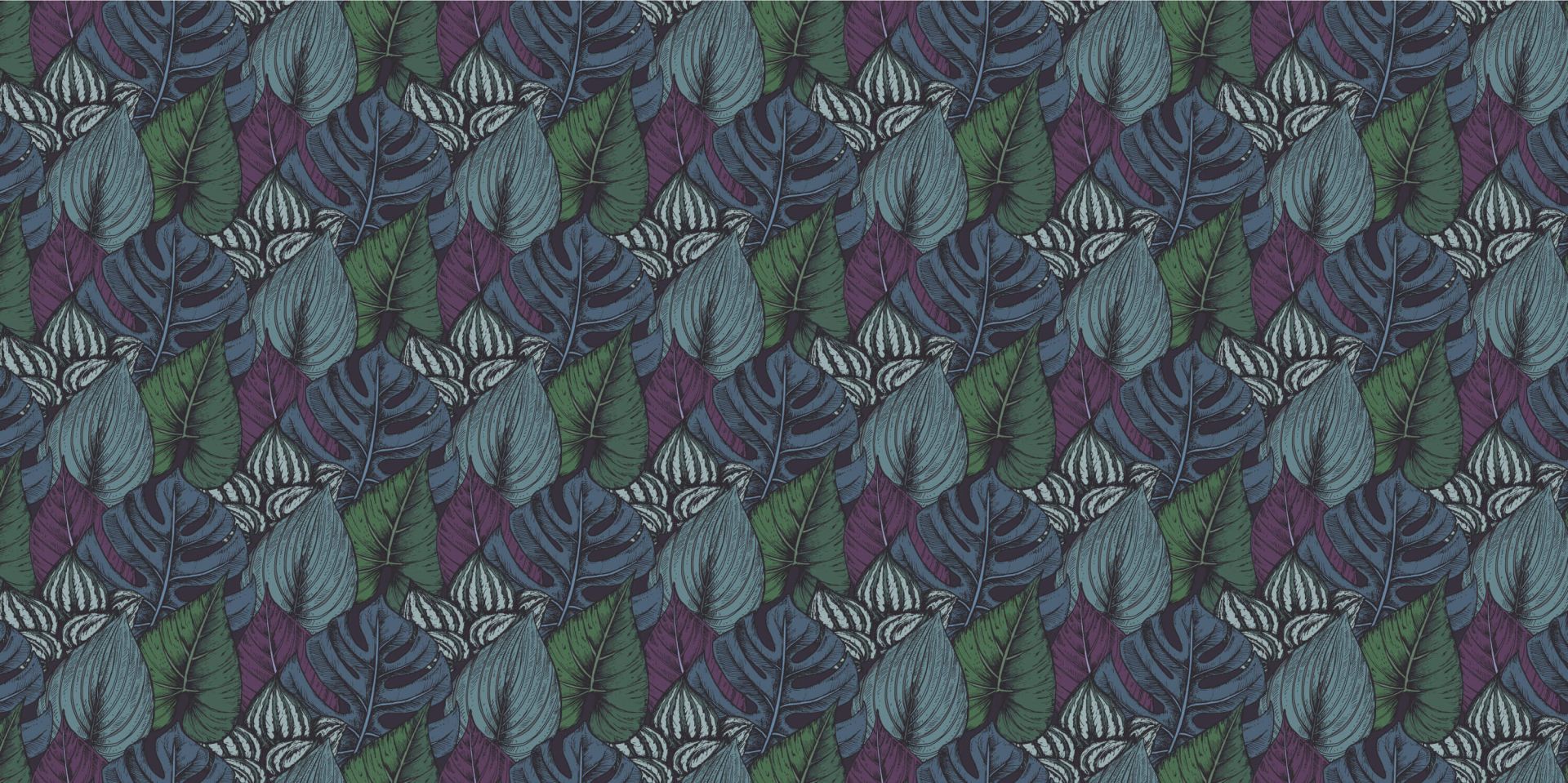 Tropisk bladmønster