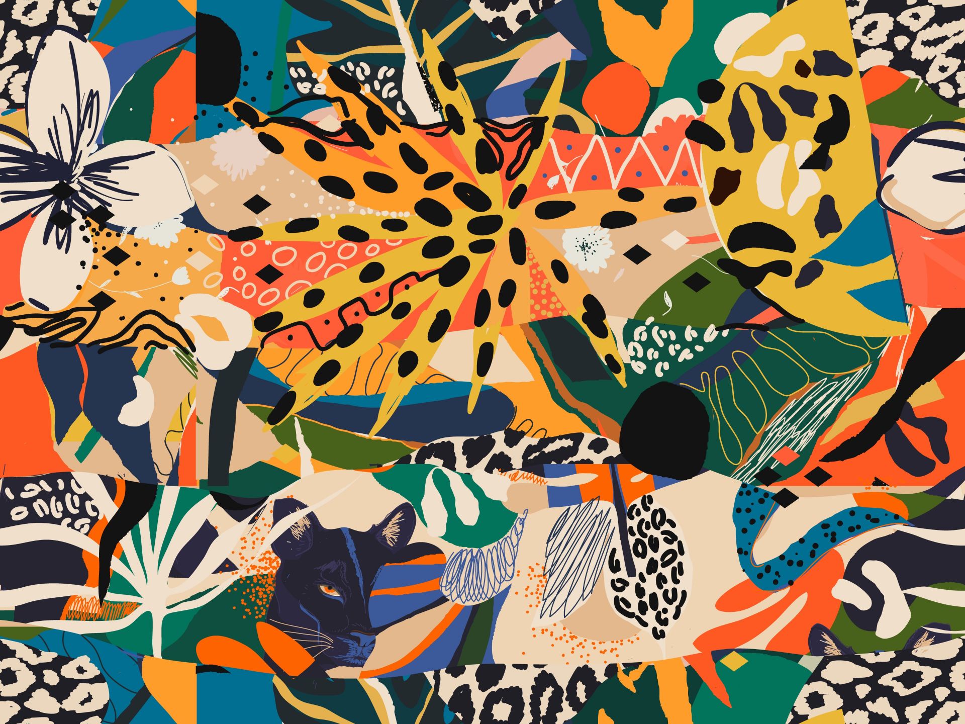 Eksotisk illustration