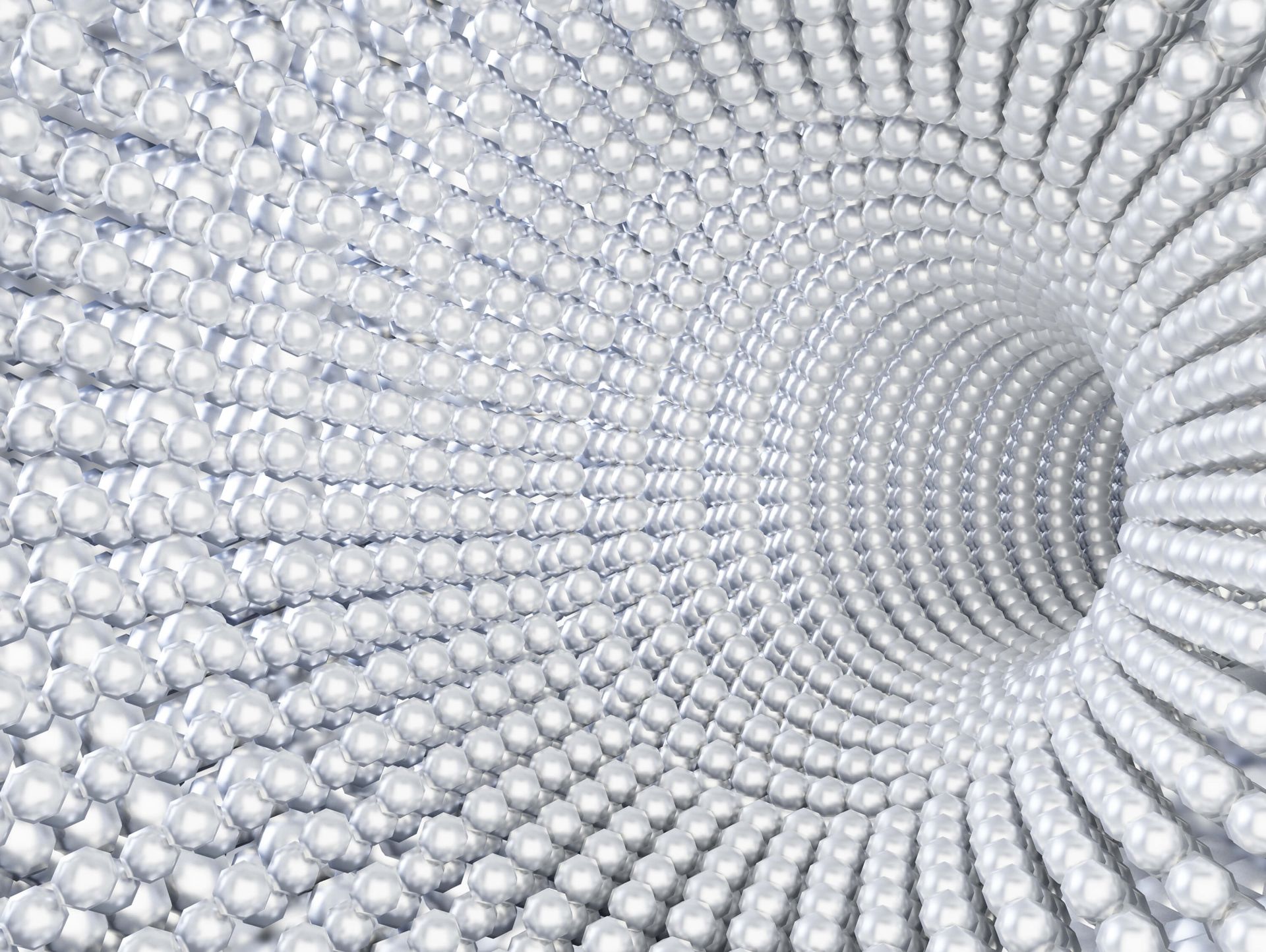 Tunnel med 3D-bollar