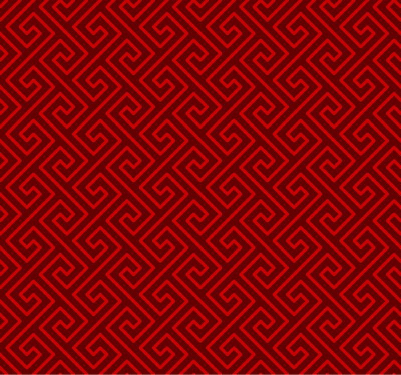 Trendigt kinesiskt mönster