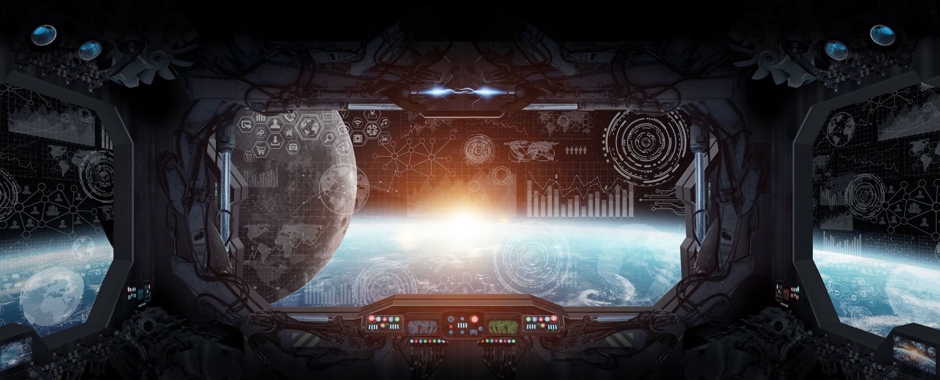 Jorden fra en rumstation