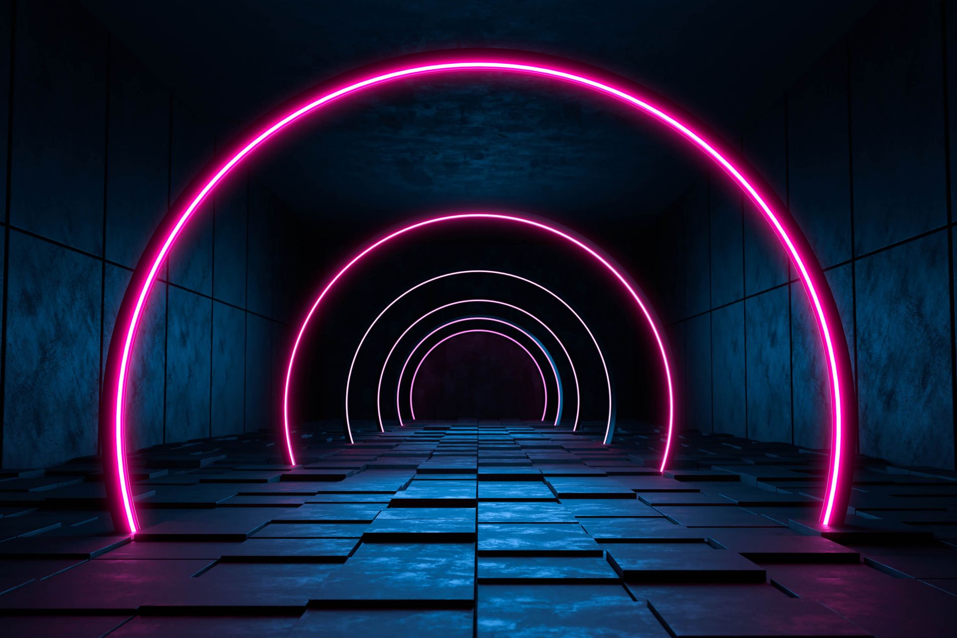 Moderne futuristisk gang