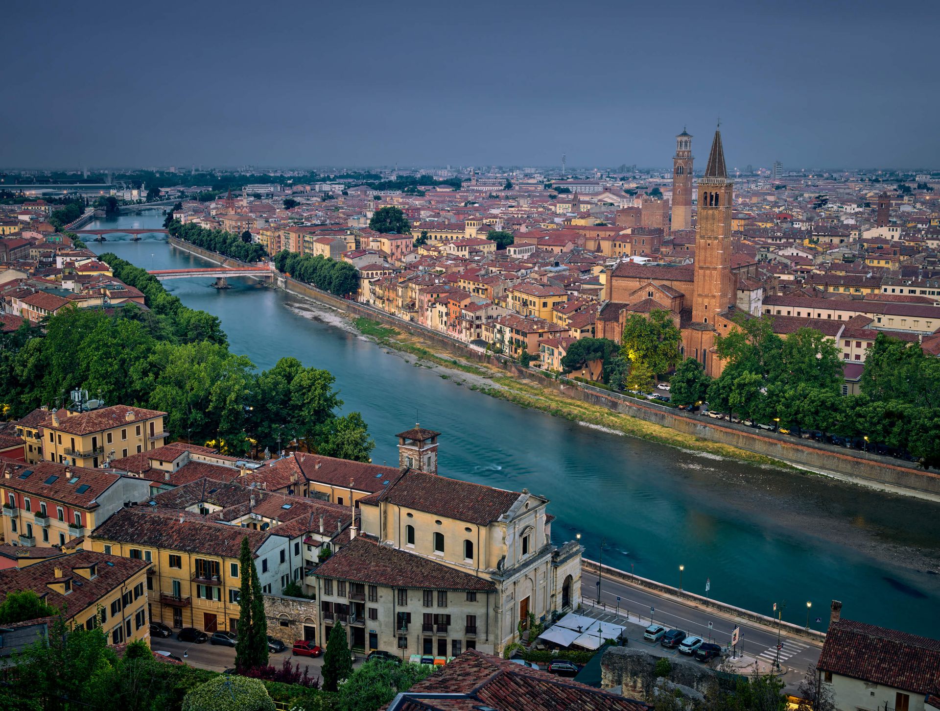 Udsigt over Verona