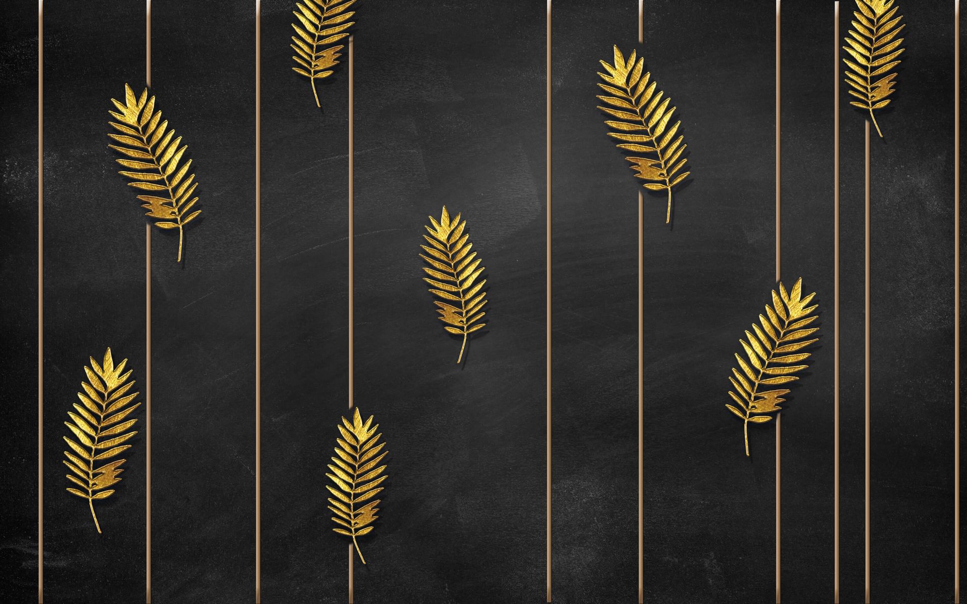 Gyldne tropiske blade