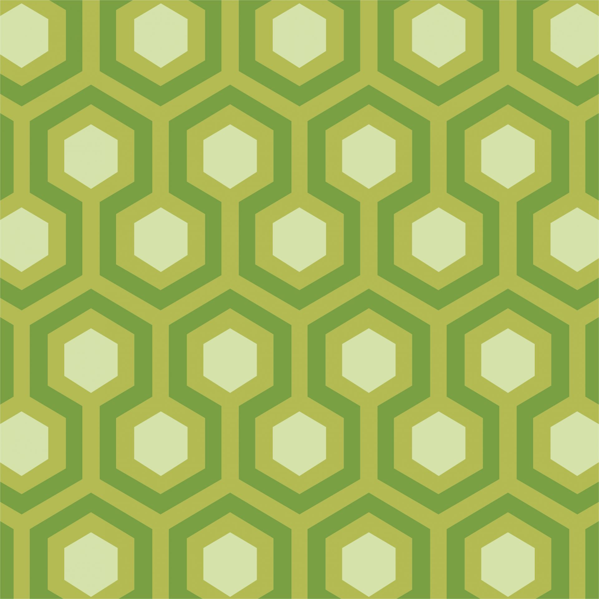 Gröna 70-talsfigurer