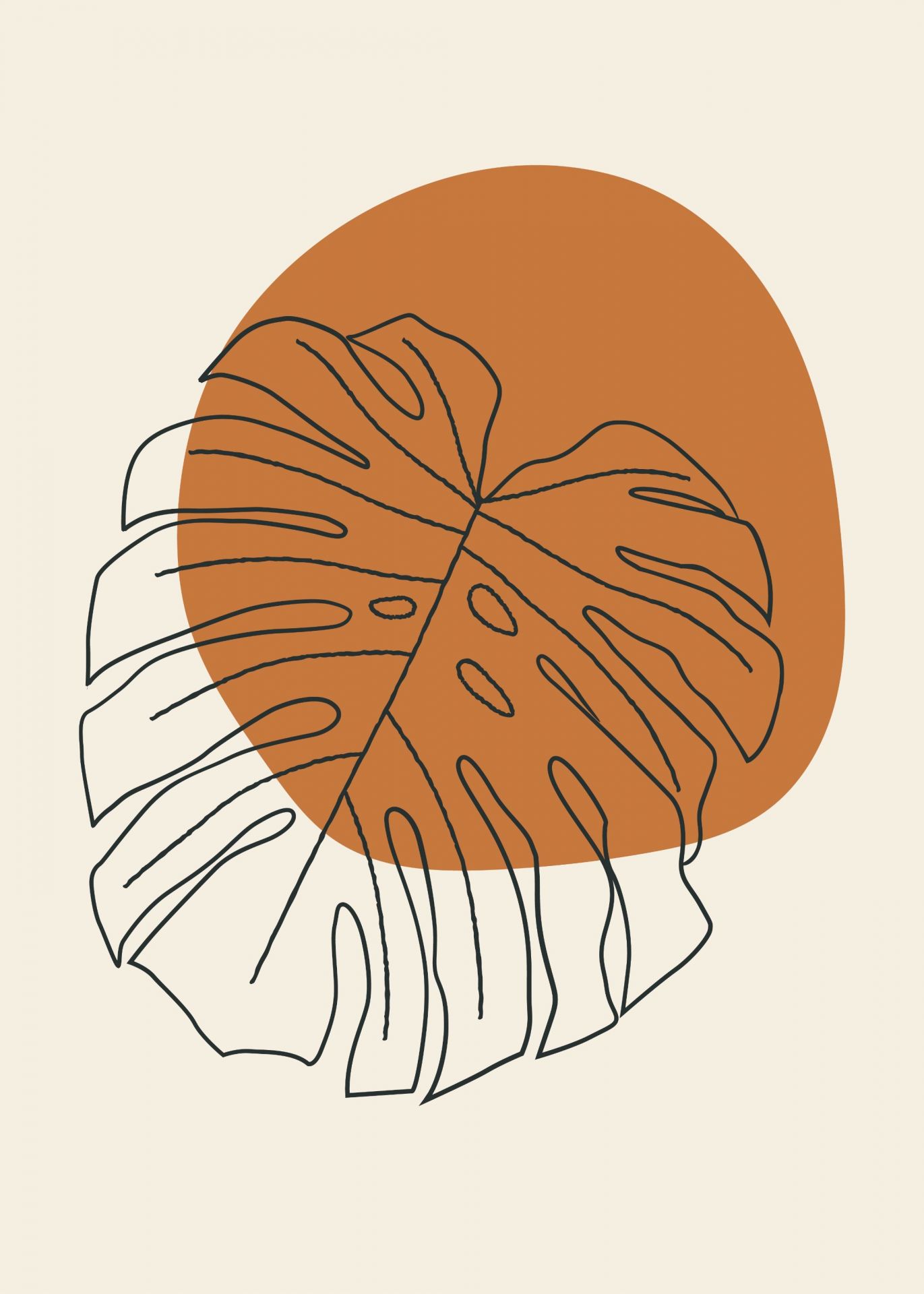 Minimalistisk blad
