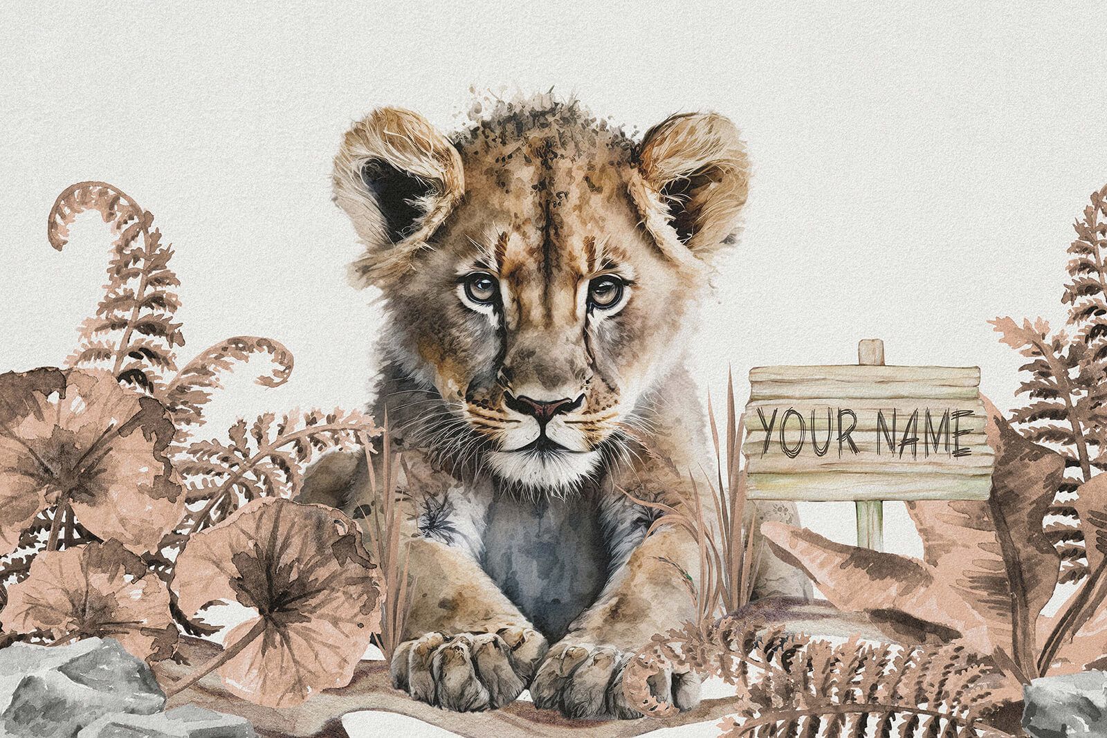 Lejonunge i djungeln taupe