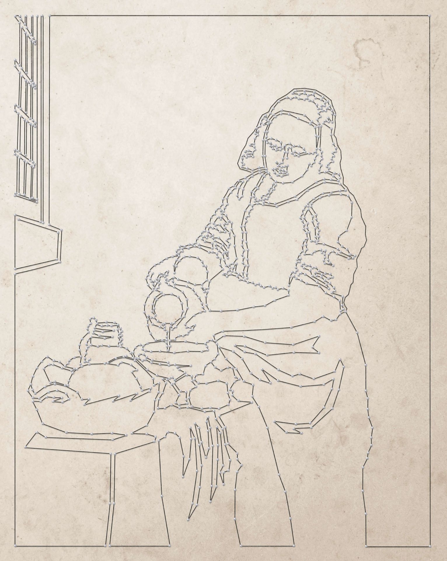 Mjölkflicka - anslagstavla