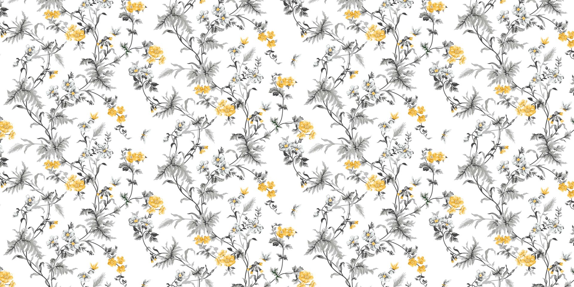 Gul Forårsblomster Dans
