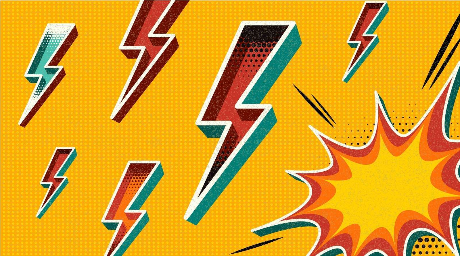 Elektrisk energi blixt