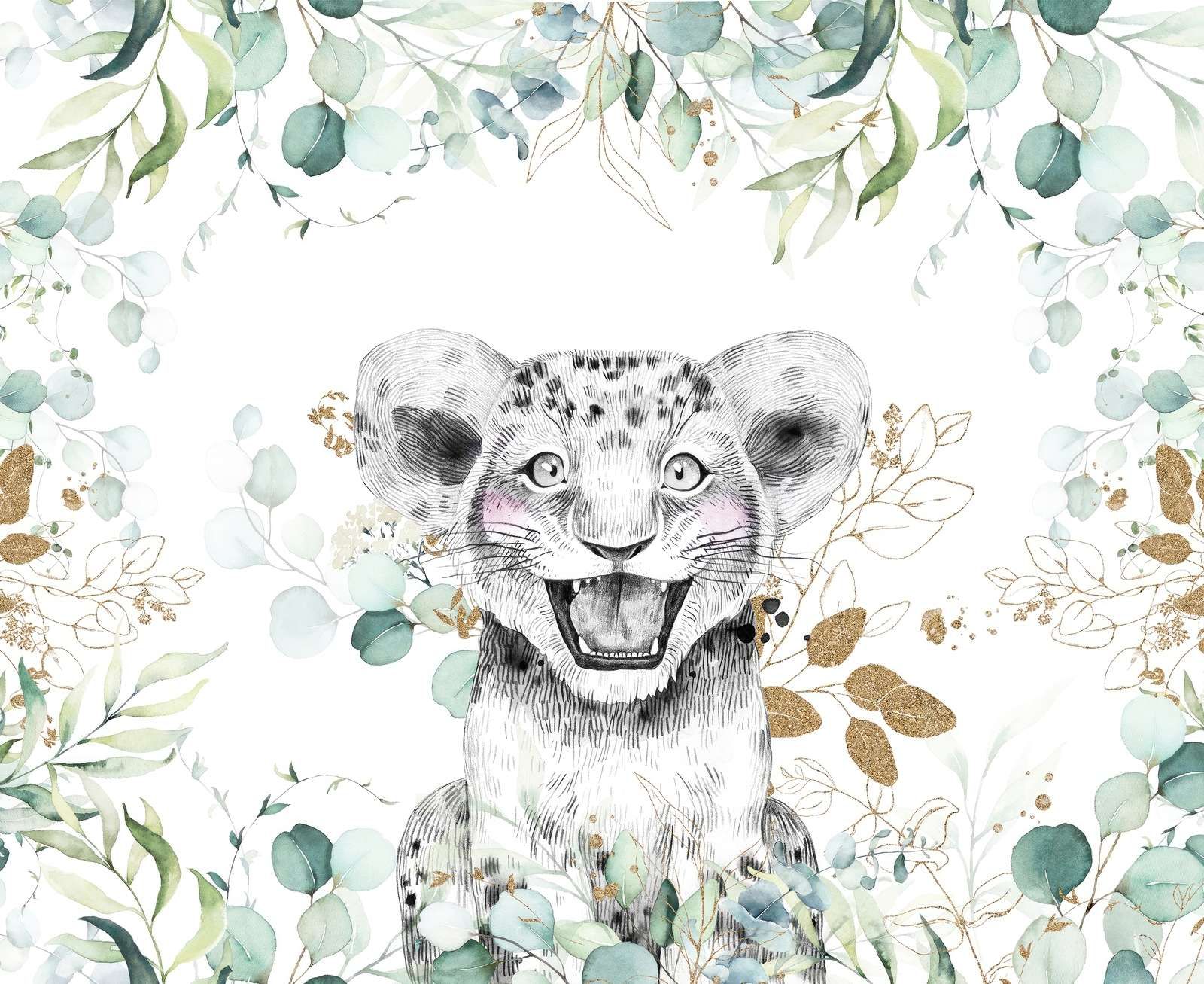 Lejonunge med myntablad