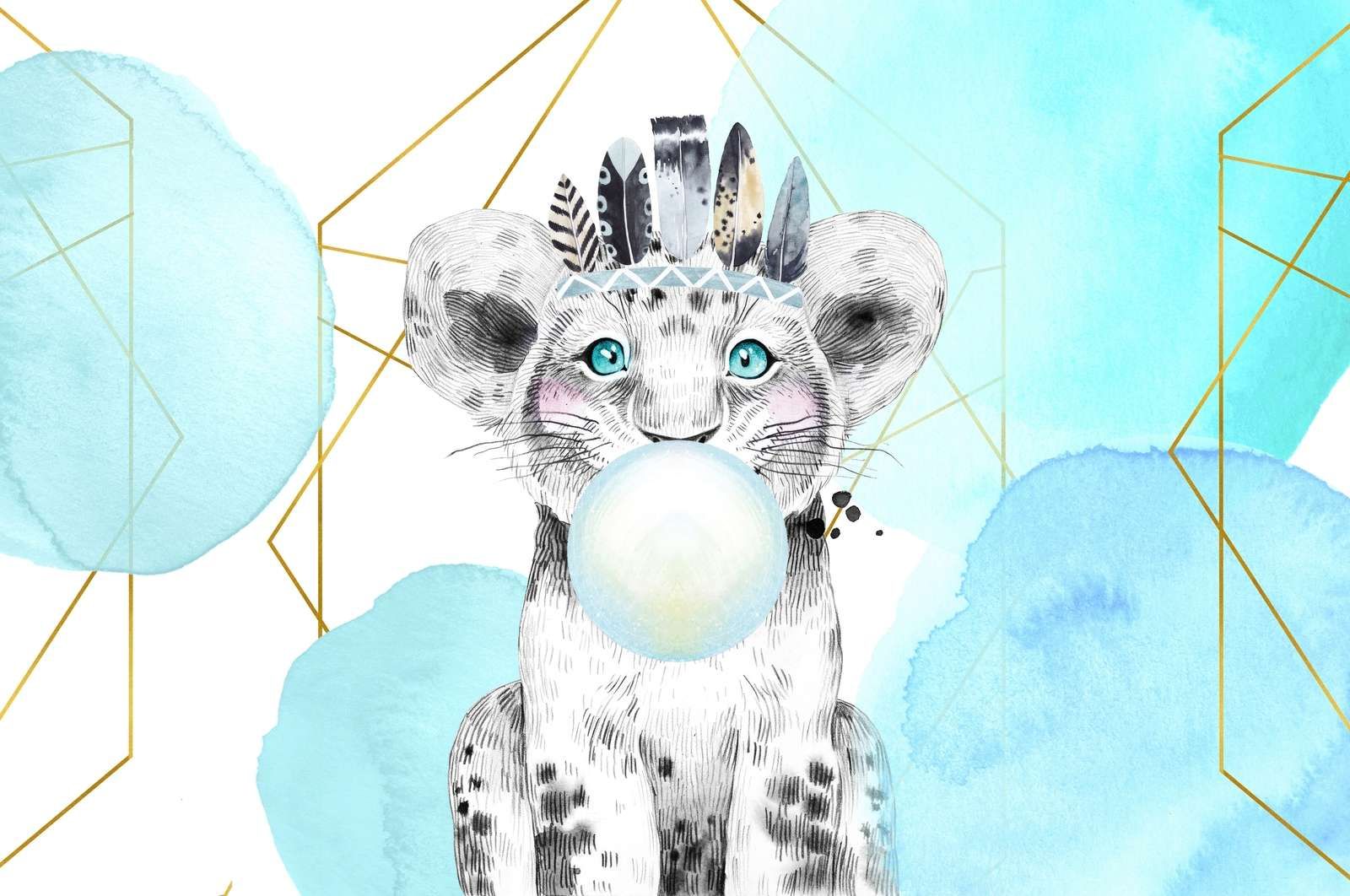 Indisk lejonunge med tuggummiklocka