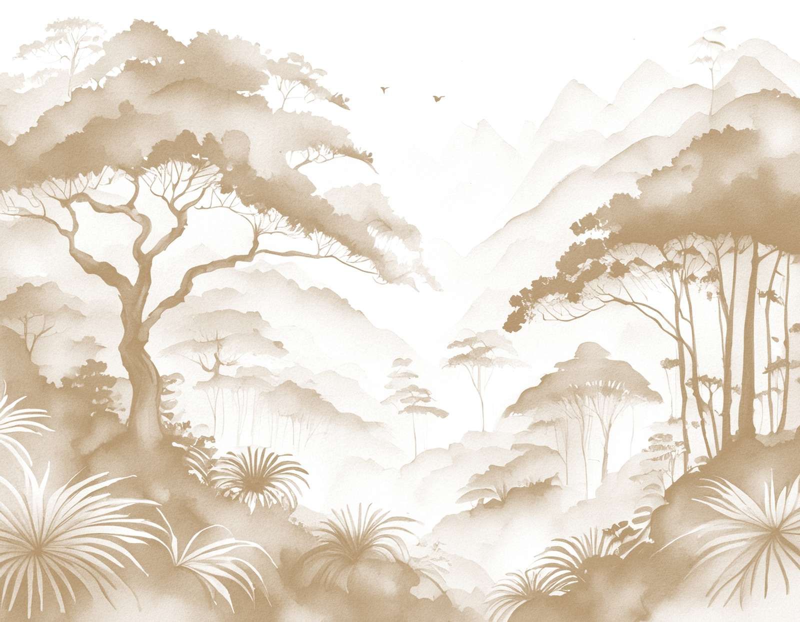 Tåget Bjergdal, taupe