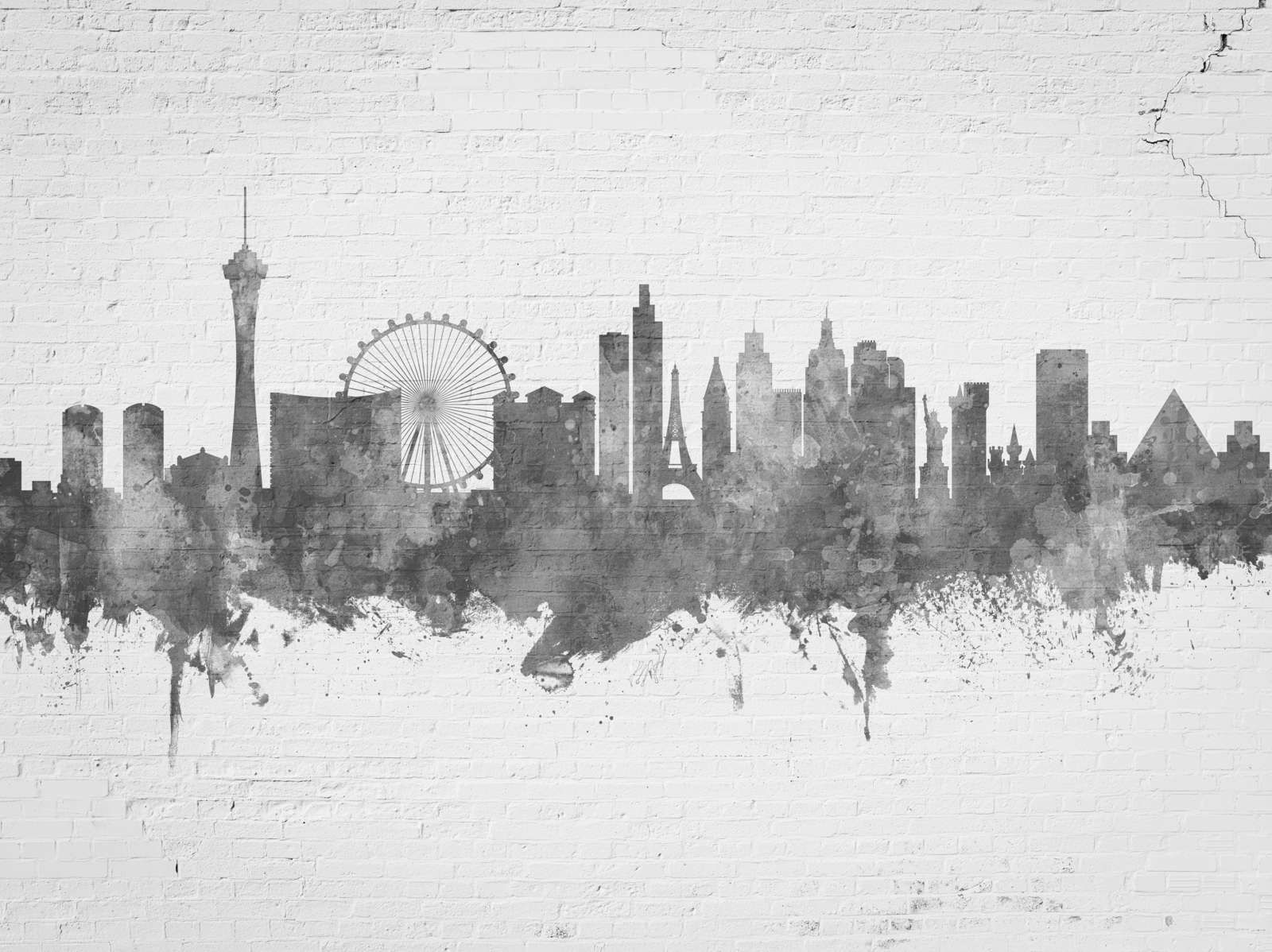 Akvarell silhuett, Las Vegas