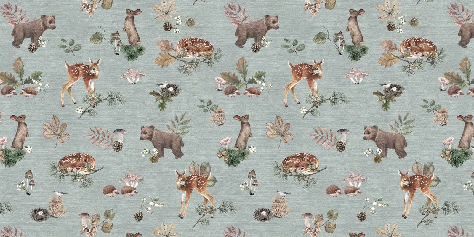 Forest Gathering - Blue - 120